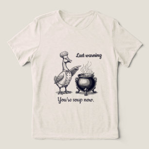 T-SHIRT  EN TRI-MATIÈRE 