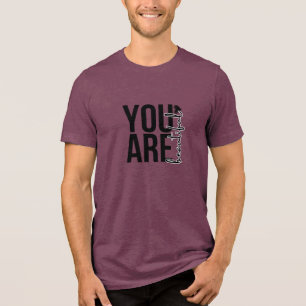 T-SHIRT  EN TRI-MATIÈRE 