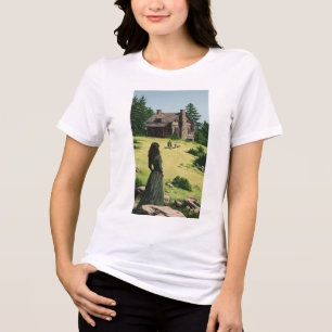 T-SHIRT  EN TRI-MATIÈRE 
