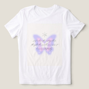 T-SHIRT  EN TRI-MATIÈRE 