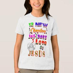 T-shirt En Tri-matière 12 Nouveaux Chapitres 365 Jours Amour De Jésus