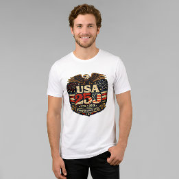 T-shirt En Tri-matière 1776-2026 États-Unis 250e anniversaire 4 juillet
