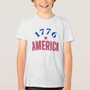T-shirt En Tri-matière 1776 AMÉRIQUE année de liberté 