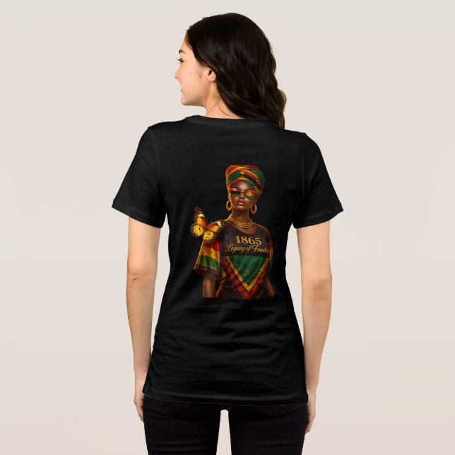 T-shirt En Tri-matière 1865: Legacy of Freedom” (Verso intégral)