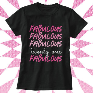 T-shirt En Tri-matière 21e anniversaire fabuleux
