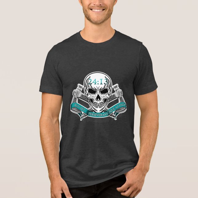 T-shirt En Tri-matière 24:13 Crâne (Recto)