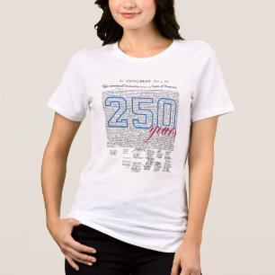 T-shirt En Tri-matière 250 ans Amérique Anniversaire 250e indépendance D