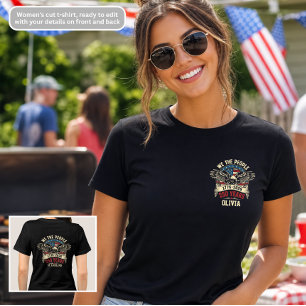 T-shirt En Tri-matière 250 Ans Anniversaire de l'Amérique Nous les Femmes
