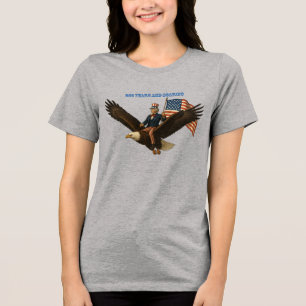T-shirt En Tri-matière 250 Ans Oncle Sam, Aigle à tête blanche et Drapeau