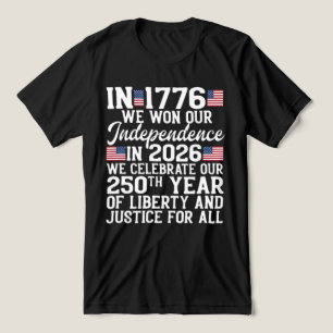 T-shirt En Tri-matière 250e anniversaire des États-Unis 1776-2026 Jour de
