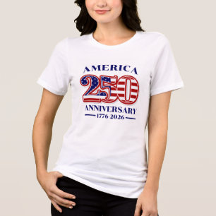 T-shirt En Tri-matière 250e anniversaire USA patriotique   1776–2026