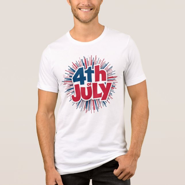 T-shirt En Tri-matière 4 juillet-9814 (Recto)