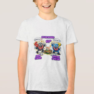 T-shirt En Tri-matière 6’7” Éléments de chimie vitaux pour la survie