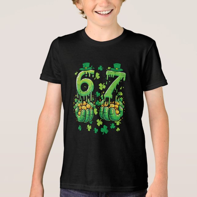 T-shirt En Tri-matière 6 7 Jour de la Saint-Patrick (Recto)