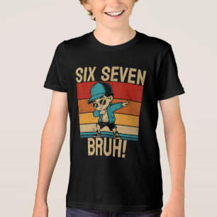 T-shirt En Tri-matière 6 7 Nombres Dabbing Six Sept Frérot