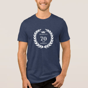 T-shirt En Tri-matière 70 Alors, quel drôle Laurel Wreath Crown 70e anniv