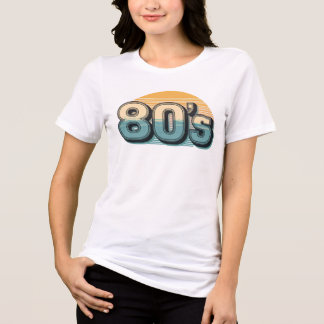 T-shirt En Tri-matière 80 ans rétro