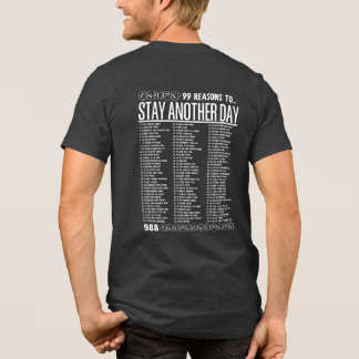T-shirt En Tri-matière 99 raisons de rester un jour de plus - Santé menta