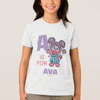 A est pour Abby Cadabby | Ajouter Votre Nom