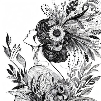 T-shirt En Tri-matière A Graceful Woman T-Shirt