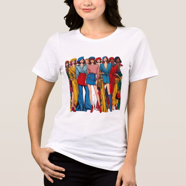 T-shirt En Tri-matière À la mode (Recto)