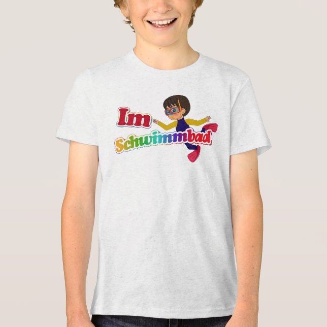 T-shirt En Tri-matière À la piscine (Recto)