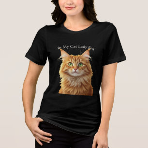 T-shirt En Tri-matière À l'ère de ma dame aux chats