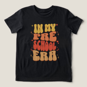 T-shirt En Tri-matière À l'ère de mon préscolaire Retour à l'école matern