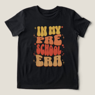 T-shirt En Tri-matière À l'ère de mon préscolaire Retour à l'école matern