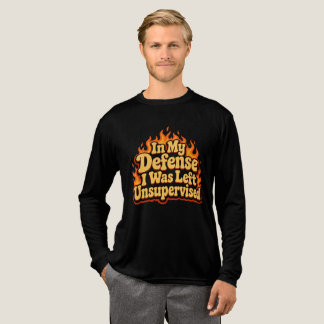 T-shirt En Tri-matière À mon avis j'étais laissé sans surveillance Drôle
