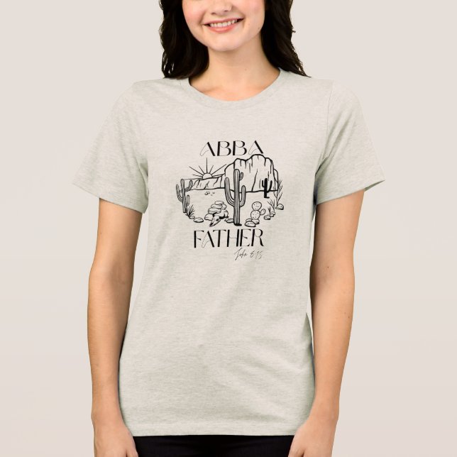 T-shirt En Tri-matière Abba Père Occidental (Recto)