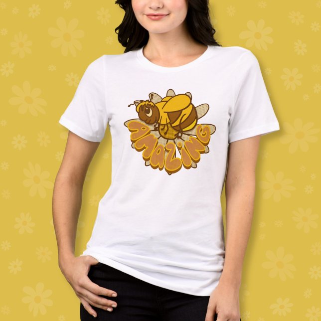 T-shirt En Tri-matière Abeille Extraordinaire - Joli dessin animé Bumble  (Créateur téléchargé)