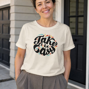 T-shirt En Tri-matière Abstrait Coloré Facile à Réaliser