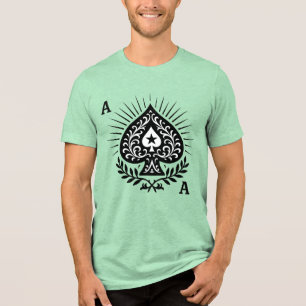 T-shirt En Tri-matière Ace de pique — Filigree Star & Laurel