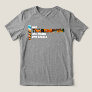 T-shirt En Tri-matière Action de grâces et peut-être cinq personnes
