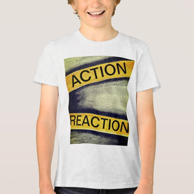 T-shirt En Tri-matière action/réaction (Recto)