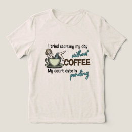 T-shirt En Tri-matière Addict de café pour fille en attente