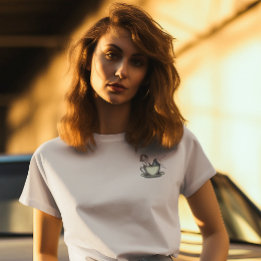 T-shirt En Tri-matière Addict de café pour fille en attente