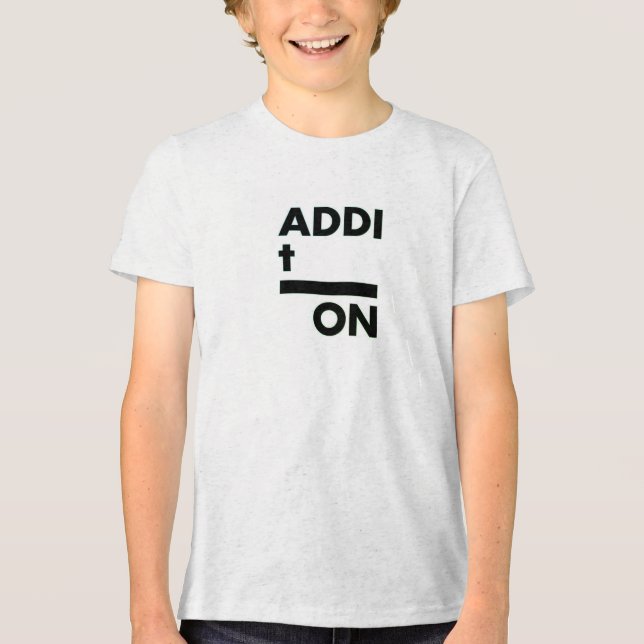 T-shirt En Tri-matière Addition Tee - Parce Que L'Amour Multiplie! (Recto)