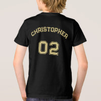 Ado Toddler Boy Girl Nom Jersey Numéro Sports