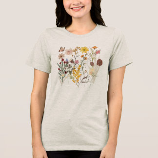 T-shirt En Tri-matière Adorable T-shirt floral sauvage