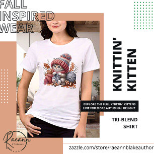 T-shirt En Tri-matière Adorables chatons à tricoter