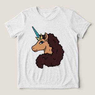 T-shirt En Tri-matière Afro Unicorn Divin
