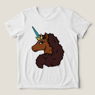 T-shirt En Tri-matière Afro Unicorn Unique