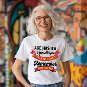 T-shirt En Tri-matière Âge Drôle A Avantages Citation