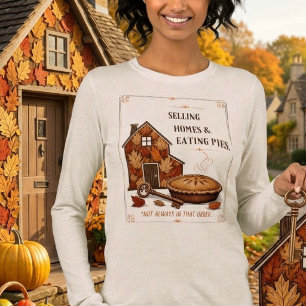 T-shirt En Tri-matière Agent immobilier drôle de Thanksgiving 