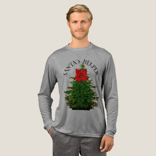 T-SHIRT  EN TRI-MATIÈRE AIDE À LA PÈRE NOËL