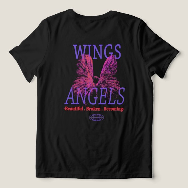 T-shirt En Tri-matière Ailes d'anges  (Design Verso)