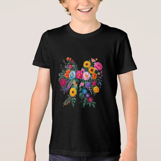 T-shirt En Tri-matière Ailes florales (Recto)