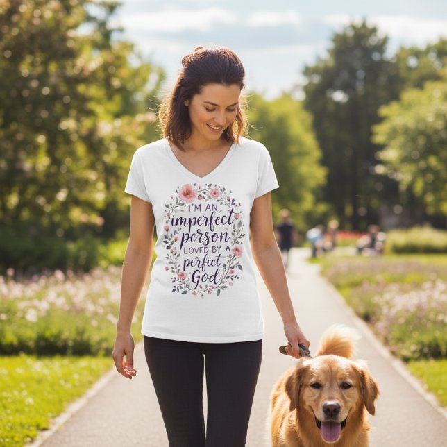 T-shirt En Tri-matière Aimé par un Dieu Parfait (Créateur téléchargé)